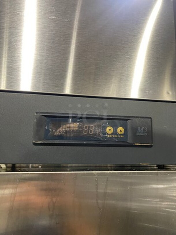 Turbo Air Commercial 2 Door Reach In Freezer! With Pan Racks! Solid Stainless Steel! On Casters! Model: M3F472 SN: M3F4L86024 115V - Image 9 of 10