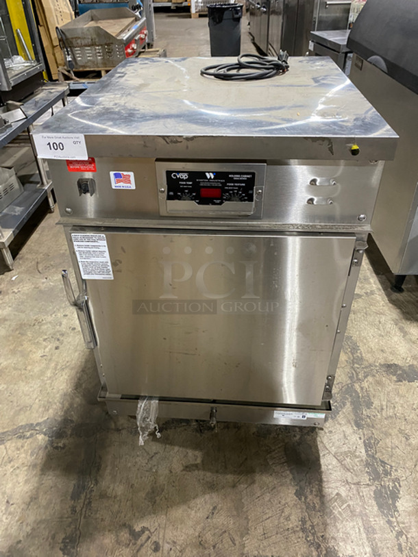 2014 Winston Industries Commercial Holding Cabinet! With Temperature And Food Texture Settings! All Stainless Steel! On Casters! Model: HA4509GE SN: 20140213021 120V 60HZ 1 Phase