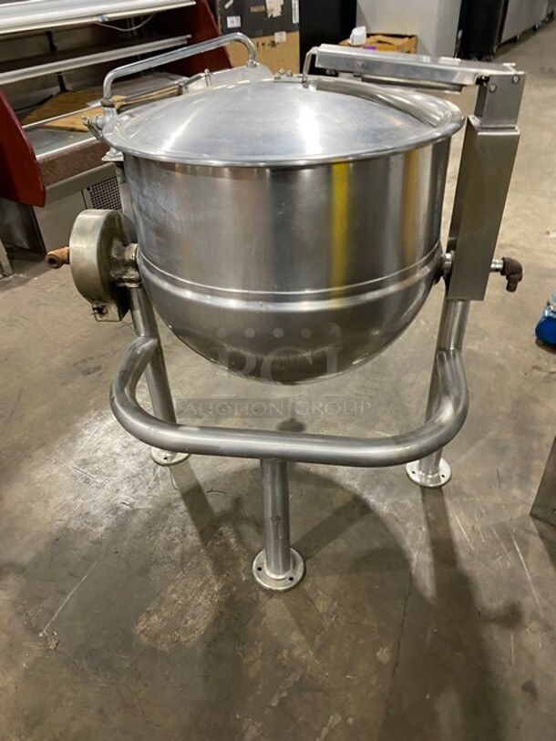 Groen Commercial Direct Steam Tilted Soup Kettle! All Stainless Steel! On Legs! - Image 3 of 7
