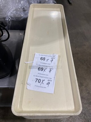 Market Tray Poly Food Serving Trays! 9x Your Bid!
