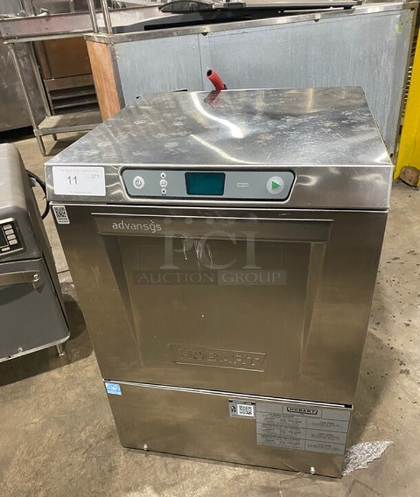 Hobart Under The Counter Commercial Dishwasher! Advansys Series! Model LXER SN: 231234682 120/208/240V  - Image 1 of 8