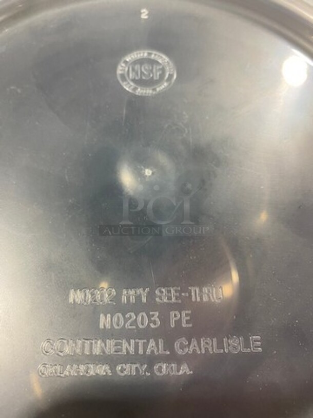 NEW! IN THE BOX! Carlisle 2.7 QT Brown Poly Tuf Crock! With Clear Poly Lid! 6 Per Box! 1 Box Per Lot! 6x Your Bid! Model: POLYTUF - Image 7 of 8