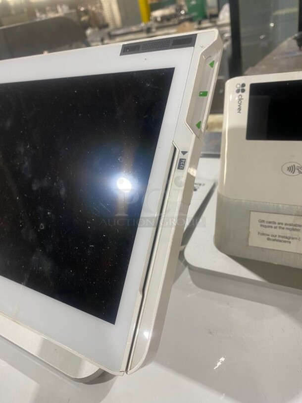 Clover POS Monitor System! With Clover Receipt Printer/Credit Card Reader! With Metal Cash Drawer! Model C500! - Image 7 of 10