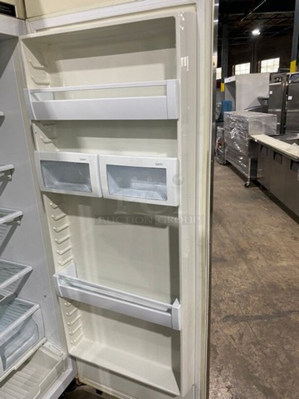 Viking Upright Half Cooler Half Freezer Combo Unit! With Poly Coated Racks And Shelves! Stainless Steel! - Image 6 of 12