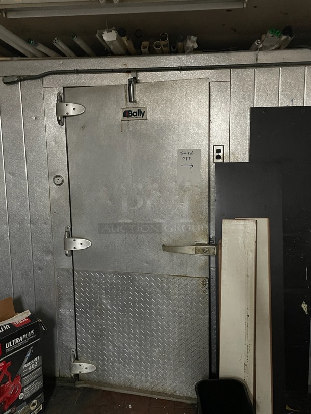 8'x10'x7' Bally Walk In Cooler Box w/ Copeland Model ZS21KAE-TF5-118 Compressor. Does Not Have Floor. 208/230 Volts, 3 Phase. Picture of the Unit Before Removal Is Included In the Listing.