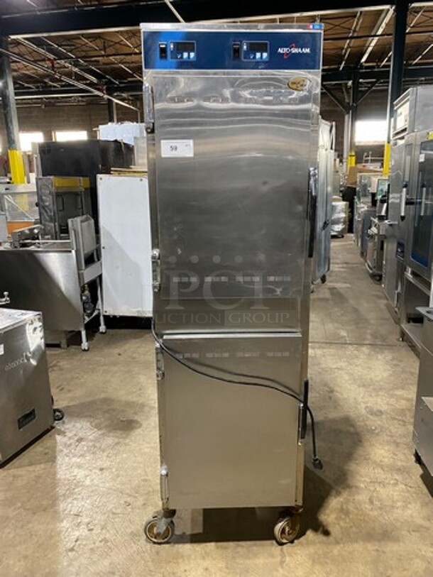 SWEET! Alto Shaam Commercial Heated Holding Cabinet/ Food Warmer! All Stainless Steel! On Casters! Model: 1000UP SN: 1001310000! 208/240V 60HZ 1 Phase! Working When Removed! - Image 1 of 10