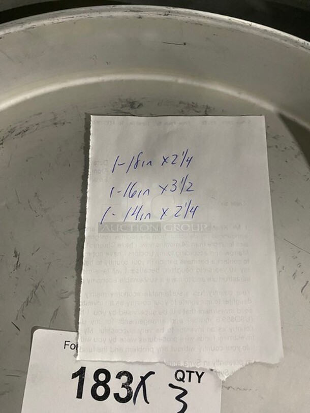 Aluminum Large Cake Pans! 3x your Bid! - Image 4 of 4