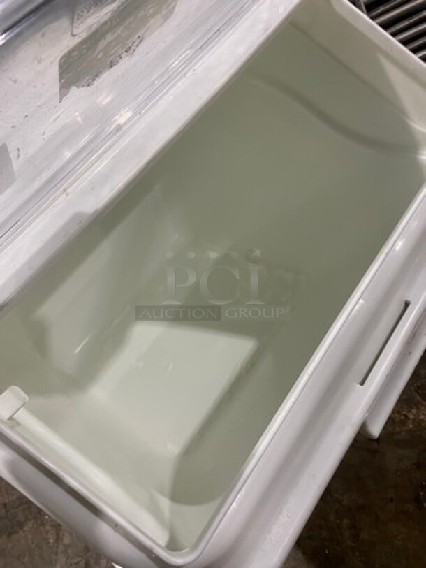 Bakers Mark Countertop White Poly Ingredient Bin! - Image 5 of 6