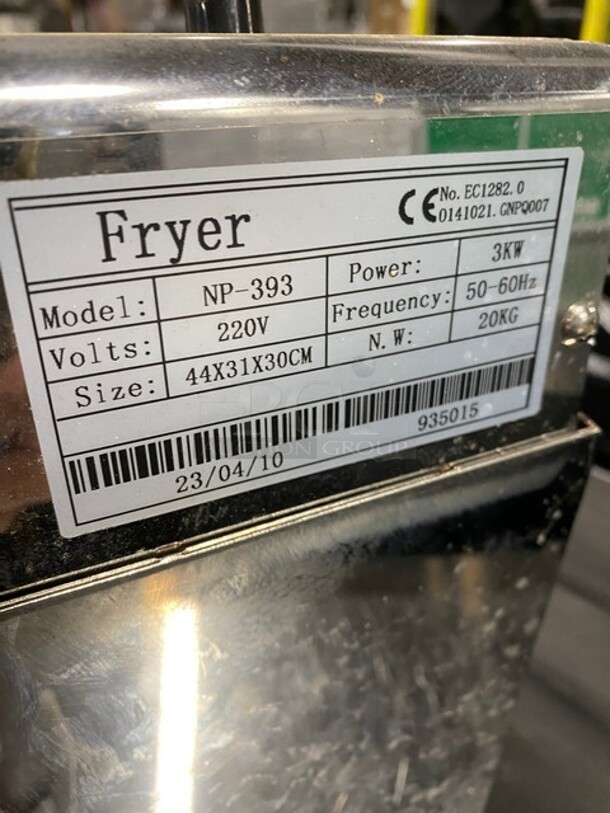 Commercial Electric Powered Countertop Corndog Fryer! All Stainless Steel! 220V! Model: NP-393! - Image 5 of 8
