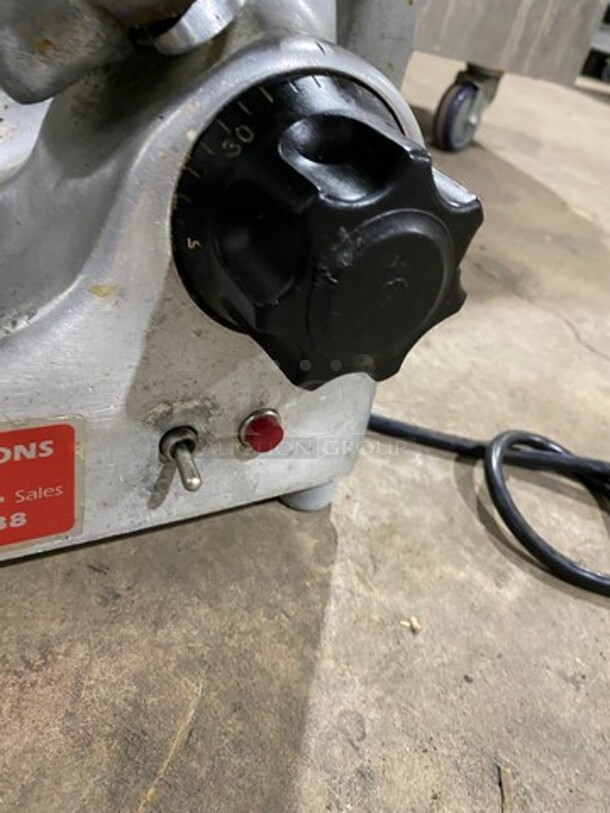 Berkel Commercial Countertop Deli/ Meat Slicer! All Stainless Steel! WORKING WHEN REMOVED! - Image 6 of 8