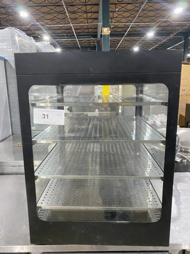 2019 Late Model! Hebvest Counter Top Hot Display Case Merchandiser! Model PD04HT Serial C851903018-UF7W! 120V 1 Phase! 