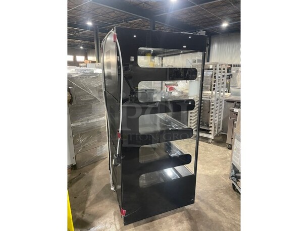 LIKE NEW! Commercial 5 Tier HEATED Open Grab-N-Go Merchandiser Display Showcase! Individually Controlled Tiers! 208V 1 Phase! Working When Removed!   - Image 3 of 7
