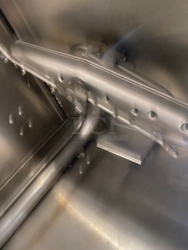 Hobart Commercial Pass-Through Dishwasher! All Stainless Steel! On Casters! Model: AM14C SN: 12102211CF 200/230V 60Hz 3 Phase - Image 6 of 10