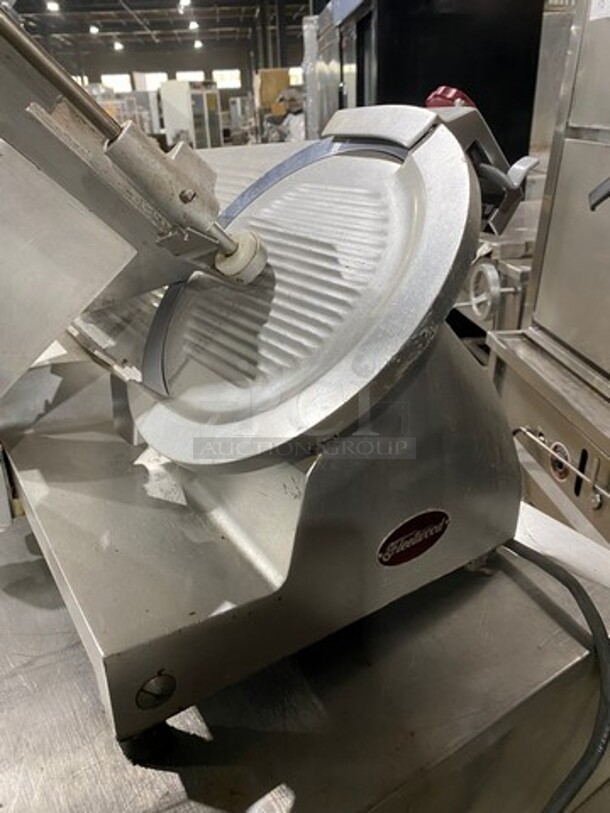 Fleetwood Commercial Countertop Deli/ Meat Slicer! All Stainless Steel! Model: 312E SN: 312CO36605 115V 60HZ 1 Phase - Image 4 of 7