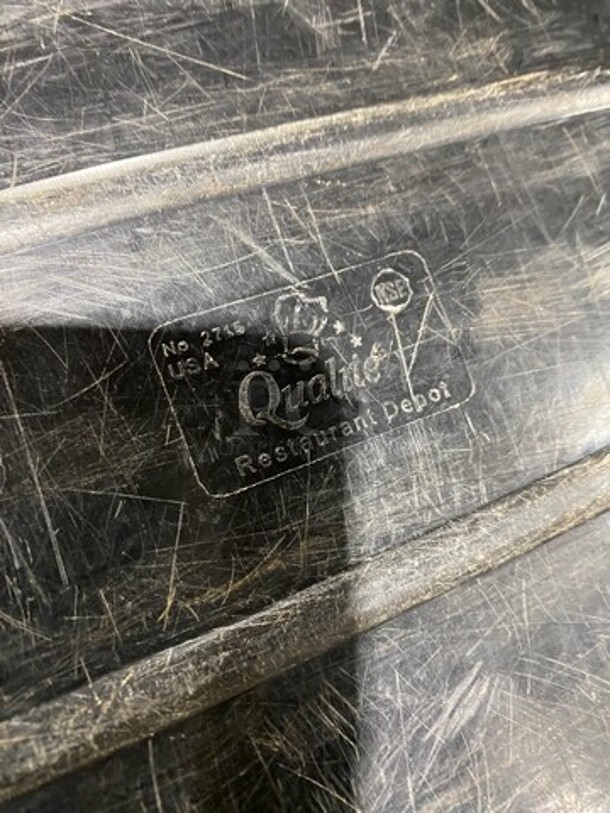 Qualite Black Poly Bus Bin! - Image 5 of 5