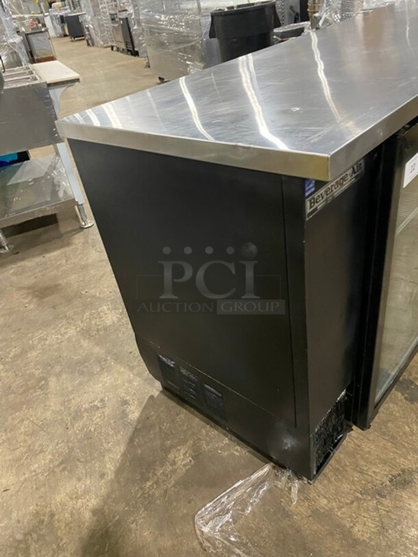 Beverage Air Commercial 3 Door Bar Back Cooler! With One View Through Door! With Racks! Model BB78G1 Serial 7514683! 115V 1Phase! - Image 2 of 8