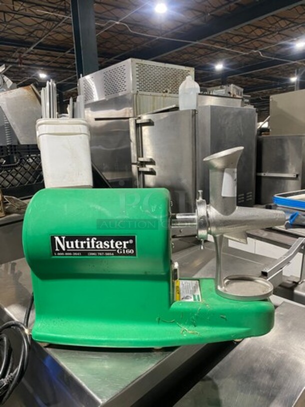 Nutrifaster Commercial Countertop Wheat Grass Juicer! Model: G160 SN: 160051602 120V - Image 2 of 7