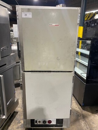Metro Commercial Split Door Heated Holding Cabinet! Stainless Steel! On Casters! Model: C199 120V