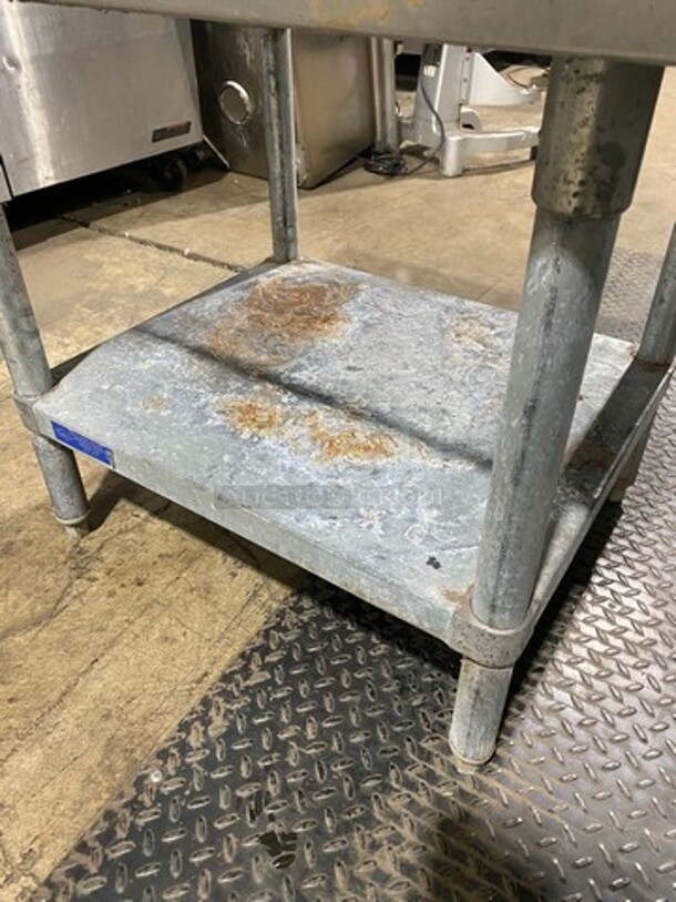 L & J Solid Stainless Steel Work Top/ Prep Table! With Storage Space Underneath! On Legs! - Image 8 of 8