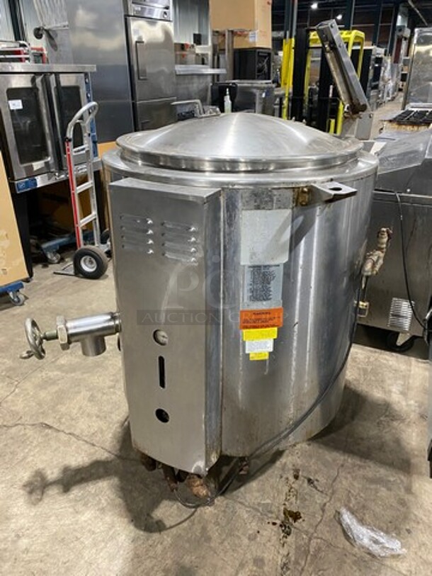 Groen Commercial Natural Gas Powered Soup Kettle! All Stainless Steel! On Legs! Model: AH/1-60 SN: 42980 - Image 2 of 11