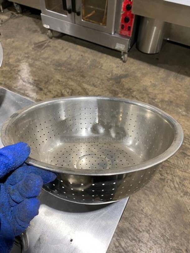 ALL ONE MONEY! Assorted Size Stainless Steel Perforated Bowls! - Image 4 of 6