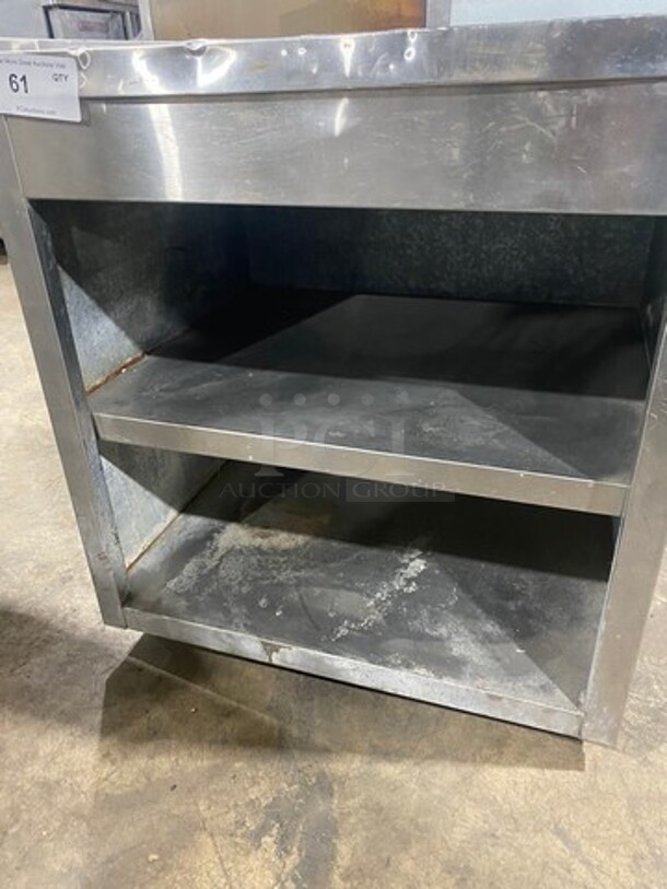 Commerical Custom Made Prep/ Worktop Counter! With Shelf Storage Space Underneath! Solid Stainless Steel! - Image 5 of 6