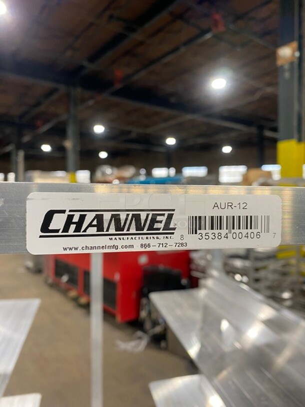 New! Channel Metal Commercial Pan Transport Rack! On Casters! MODEL AUR12 - Image 6 of 6
