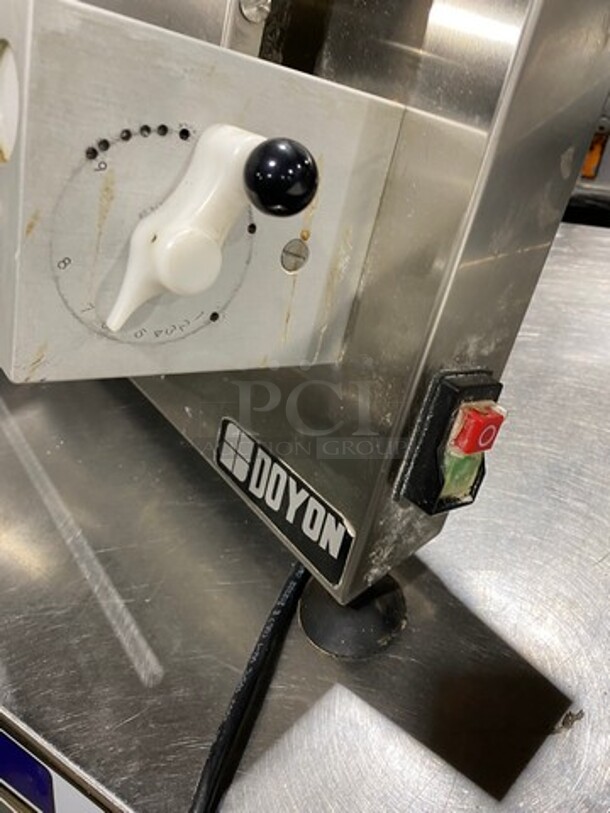 2018 Doyon Commercial Countertop Dough Sheeter! All Stainless Steel! Model: DL12SP SN: 166473 120V 1 Phase - Image 7 of 8