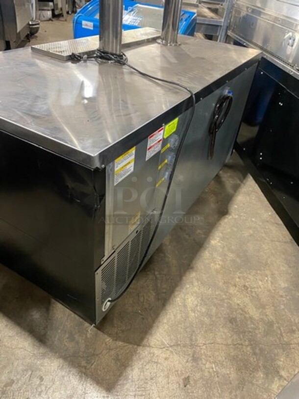 AMAZING! Beverage Air Commercial Refrigerated 10 Tap Cold Brew Coffee Kegerator! With 2 Door Storage Space Underneath! Model: WTR67AHCMMB SN: 13304505 115V 60HZ 1 Phase - Image 4 of 10