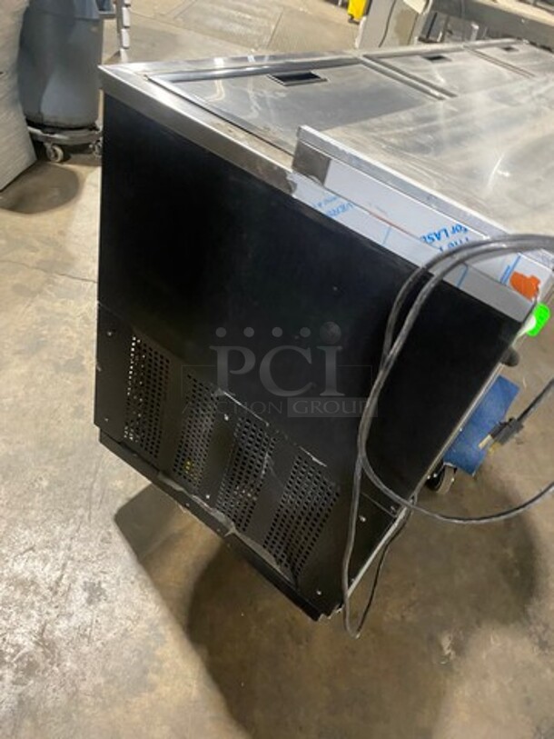 LATE MODEL! 2021 Micro Matic Commercial Bar Back Beer Bottle Cooler! With 3 Sliding Stainless Steel Top Doors! Model: MDW79HC SN: 8102330804 115V 60HZ 1 Phase - Image 4 of 8