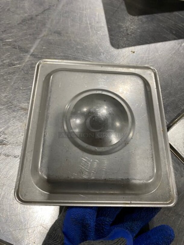 ALL ONE MONEY! Assorted Size Stainless Steel Steam Table/ Prep Table Food Pan Lids! Some May Be Slotted! - Image 3 of 3