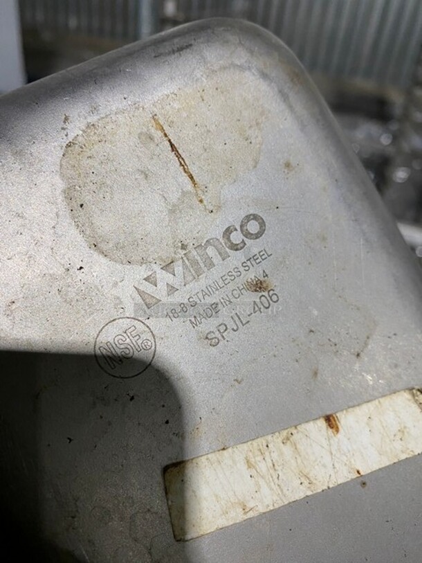 Lot Of Commercial Stainless Steel Winco Drop In! All One Bid! - Image 4 of 5