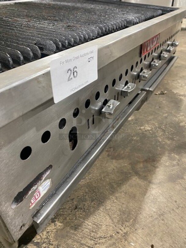 Vulcan Commercial Countertop Natural Gas Powered Char Broiler Grill! Stainless Steel Body! On Small Legs! - Image 7 of 8