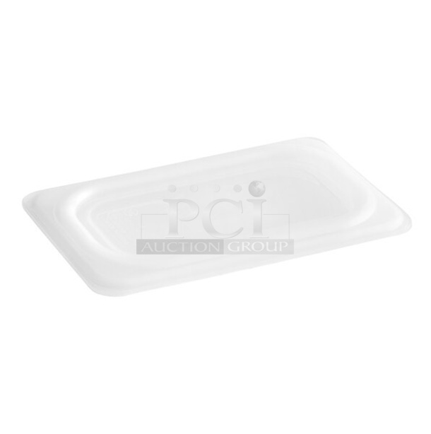 Box of 72 BRAND NEW! Vigor 247FP19LSPP Poly 1/9 Size Drop In Bin Translucent Polypropylene Secure Sealing Lid.