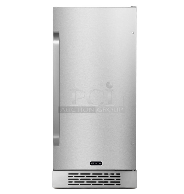 BRAND NEW SCRATCH AND DENT! Whynter BOR-326FS Stainless Steel Mini Single Door Outdoor Cooler. 3.2 cu. ft. 115 Volts, 1 Phase. Tested and Working!