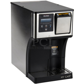 BRAND NEW SCRATCH AND DENT! 2023 Bunn 42300.0000 AP My Cafe AutoPOD Automatic Commercial Pod Brewer with Auto Eject Pod Disposal.  