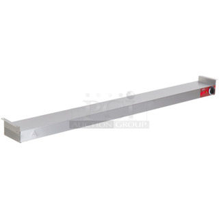 BRAND NEW SCRATCH AND DENT! 2023 Avantco 177SW72INCP 72" High Wattage Strip Warmer with Adjustable Infinite Controls and Cord. 120 Volts, 1 Phase. 