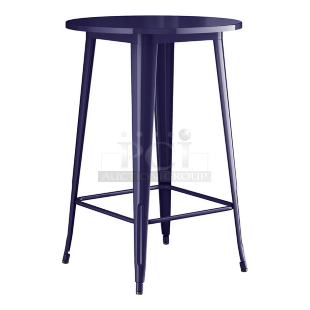 2 BRAND NEW SCRATCH AND DENT! Regency 164BA30RDNVY Alloy Series 30" Round Sapphire Bar Height Outdoor Table. 2 Times Your Bid! May Be Missing Pieces. - Image 1 of 3