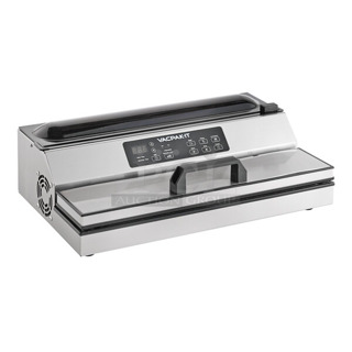 BRAND NEW SCRATCH AND DENT! Vacpak-it 186VME16SS Stainless Steel Commercial Countertop External Vacuum Sealer w/ 16" Seal Bar. 120 Volts, 1 Phase. Tested and Working!