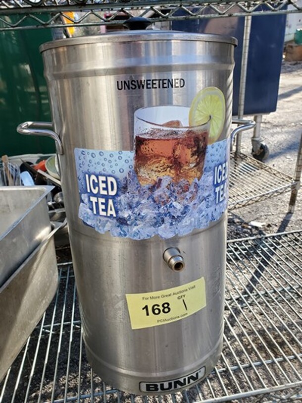 Iced tea dispenser. 