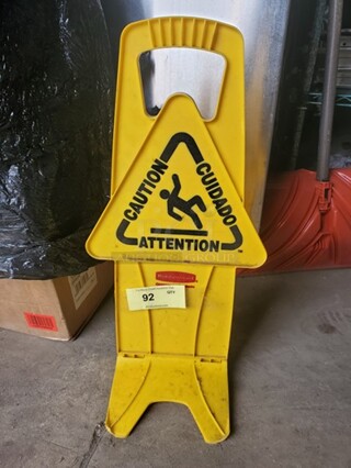"CAUTION" Floor Sign 