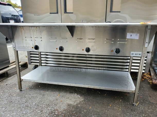 SERV IT Electric 4 Pan Open Well Steam Table 208-240Volts 58X30X34 Very nice condition!