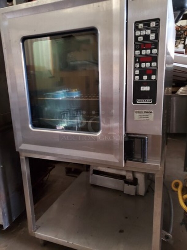 HOBART Electric 3PH Combi Oven W/ 2 Racks Missing Tag 34X44X66  - Image 3 of 5