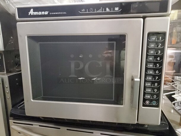AMANA Commercial Microwave 
Very Nice Condition  - Image 1 of 7