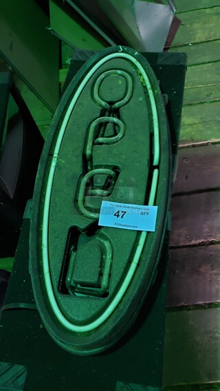 Neon "Open" Sign

Not tested

(Location 3)