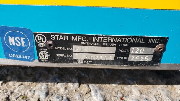 Star G14 Galaxy Popcorn Popper Machine! Needs new plug.

120 V
2.4 W - Image 7 of 7