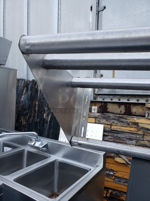 Stainless Steel Wall Shelf - Image 2 of 2