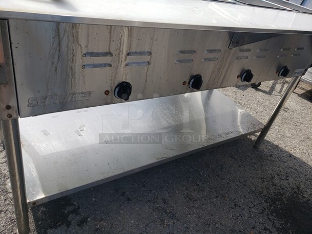 ServIt 4 Pan Open Well Electric Steam Table! - Image 2 of 4