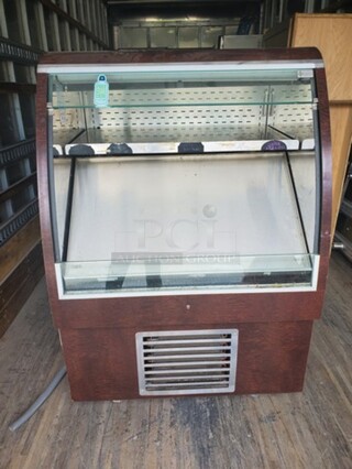 37" QBD CVR 3856 SS Cold display case, 120V SOLD AS IS 