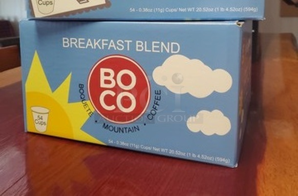 BoCo Breakfast Blend Boquete Mountain Coffee 54Cups/Box BIDX10 - Image 1 of 1